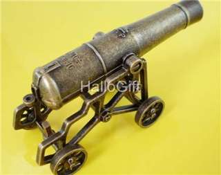 Vintage Rare Old Design Cannon Gun Lighter Copper  