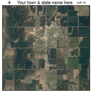   Aerial Photography Map of Hennessey, Oklahoma 2010 OK 