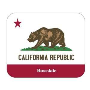  US State Flag   Rosedale, California (CA) Mouse Pad 