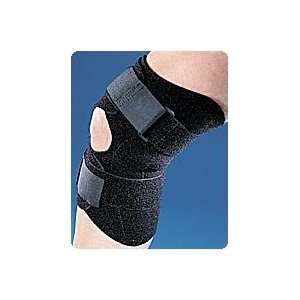  Wraparound Neoprene Knee Support With Front Closure;Open 