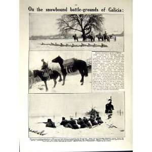 1914 15 WORLD WAR GALICIAN CHURCH COSSACKS PONIES