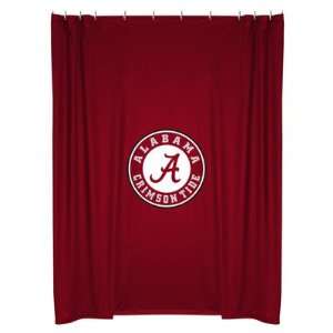  Alabama Crimson Tide Locker Room Shower Curtain 
