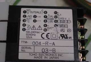 TOHO TTM004 TTM 004 R A Temperature Controller  