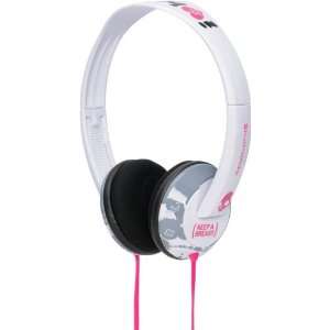   Keep A Breast I Heart Boobies White Uprock Headphones Electronics