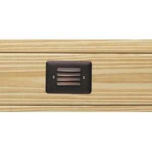   15072AZT Louvered Step Low Voltage Deck Textured Architectural Bronze