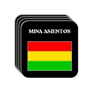  Bolivia   MINA ASIENTOS Set of 4 Mini Mousepad Coasters 
