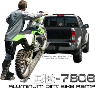 Brand New Non Folding Single Runner Aluminum Motocross Loading Ramp 76 