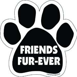   Car Magnet, Friends Fur Ever, 5 1/2 Inch by 5 1/2 Inch