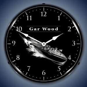  Gar Wood Lighted Advertising Clock