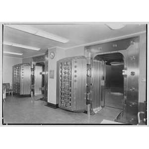 Photo Bankers Trust Co., W. 51st St., New York City. Safety deposit 