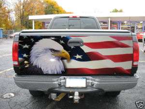 Eagle & Flag Tailgate Wrap for Full Size Pickup Truck  