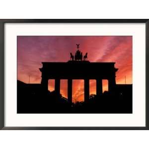 Brandenburg Gate, Unter Den Linden, Berlin, Germany Framed 