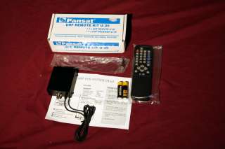 Sale is for one used PANSAT UHF REMOTE KIT U 30 as pictured above and 