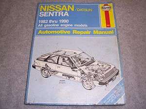 Haynes Nissan Sentra 1982 thru 1990 Automotive Repair Manual  