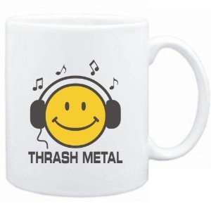  Mug White  Thrash Metal   Smiley Music Sports 