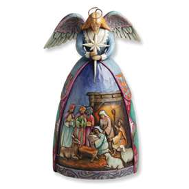 New Heartwood Creek® Angel Nativity Scene Figurine Gift  