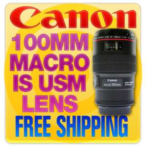 Canon EF 100mm f/2.8L Macro IS USM Lens 4960999635170  