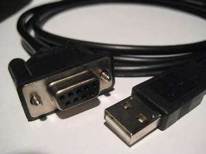 USB to RS232 Serial DB9 9 Pin Female Adapter Cable NEW  