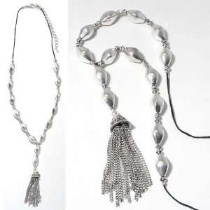  SG Paris Necklace 44cm+Ext Antic Silver Argente Necklace 