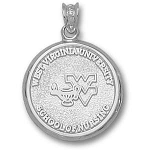  West Virginia University School Of Nursing Pendant (Silver 
