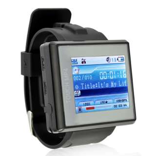 New MP4 Player Watch (4GB + Waterproof + 1.8 Inch)  