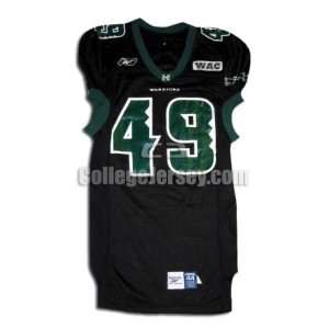   No. 49 Game Used Hawaii Reebok Football Jersey