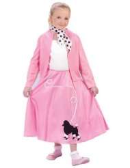 girl s grease poodle costume size medium