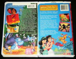 VHS cases show some wear but the VHS themselves look good and should 