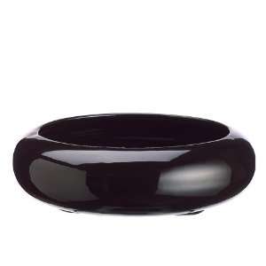  7Dx2.5H Round Container Black (Pack of 12)