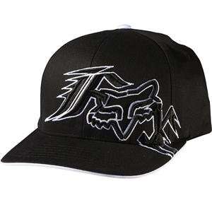  Fox Racing Unify Flexfit Hat   X Small/Small/Black 