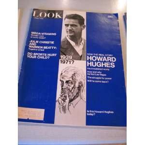   Magazine Torn Cover Howard Hughes Cover Julie Christie Warren B Books
