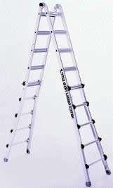 22 1AA Little Giant Ladder w/ Wheels & All 3 Acc  
