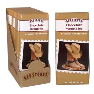 Redstones Memories Mk Chocolate Bar   Boots and Hats (Pack  