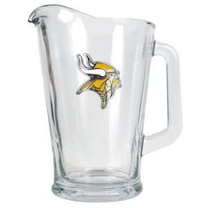  Minnesota Vikings 60oz Glass Pitcher   Primary Logo 