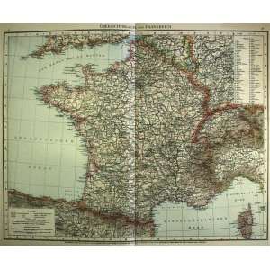  Andree map of France (1893)