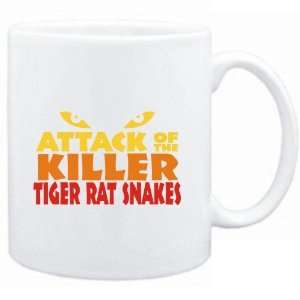  Mug White  Attack of the killer Tiger Rat Snakes 