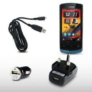  700 USB MAINS ADAPTER & USB MINI CAR CHARGER ADAPTOR WITH MICRO USB 
