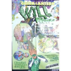  Green Lantern DC Comics Promo Will Power Poster 2001 