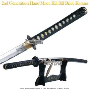  Handmade Kill Bill Brides Samurai Katana Sword Leather 
