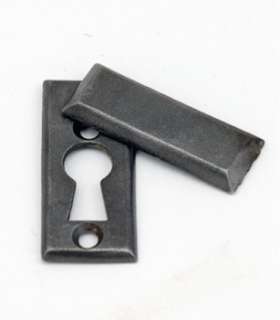 Antique Hardware keyhole escutcheon with swinging cover  