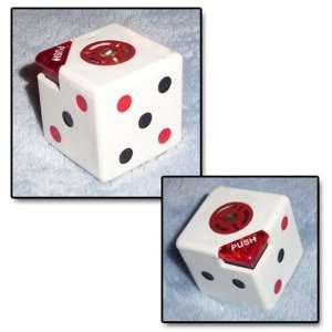 Red, Black and White Die Shaped Cigarette Lighter  Kitchen 