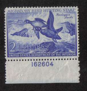 RW19 Federal Duck Stamp 1952 MH. PNS. #02 RW19a  