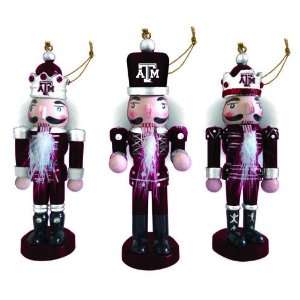  Pack of 6 NCAA Texas A & M Auggies Nutcracker Christmas 