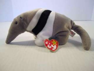  adorable little TY Ants Ant Eater Beanie Baby Plush with tags home 