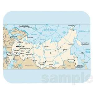  Map of Russia Mouse Pad 