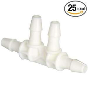 Value Plastic 4PDL230 1 Four port Double Elbow Style Manifold with w 