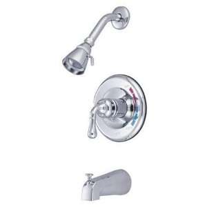   Shower Faucet Pressure Balanced with Temperature Limit Stop, Oil Rubbe