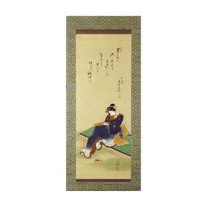  Utagawa Ukiyoe Kunisada   A Woman Seated On A Bench 