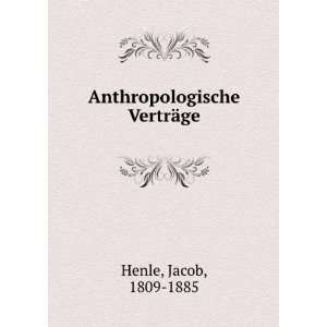   VertrÃ¤ge Jacob, 1809 1885 Henle  Books