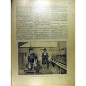  1901 Berthelot Laboratory Meudon Electric French Print 